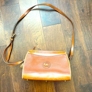DOONEY & BOURKE LONG STRAP PURSE, All leather Weather